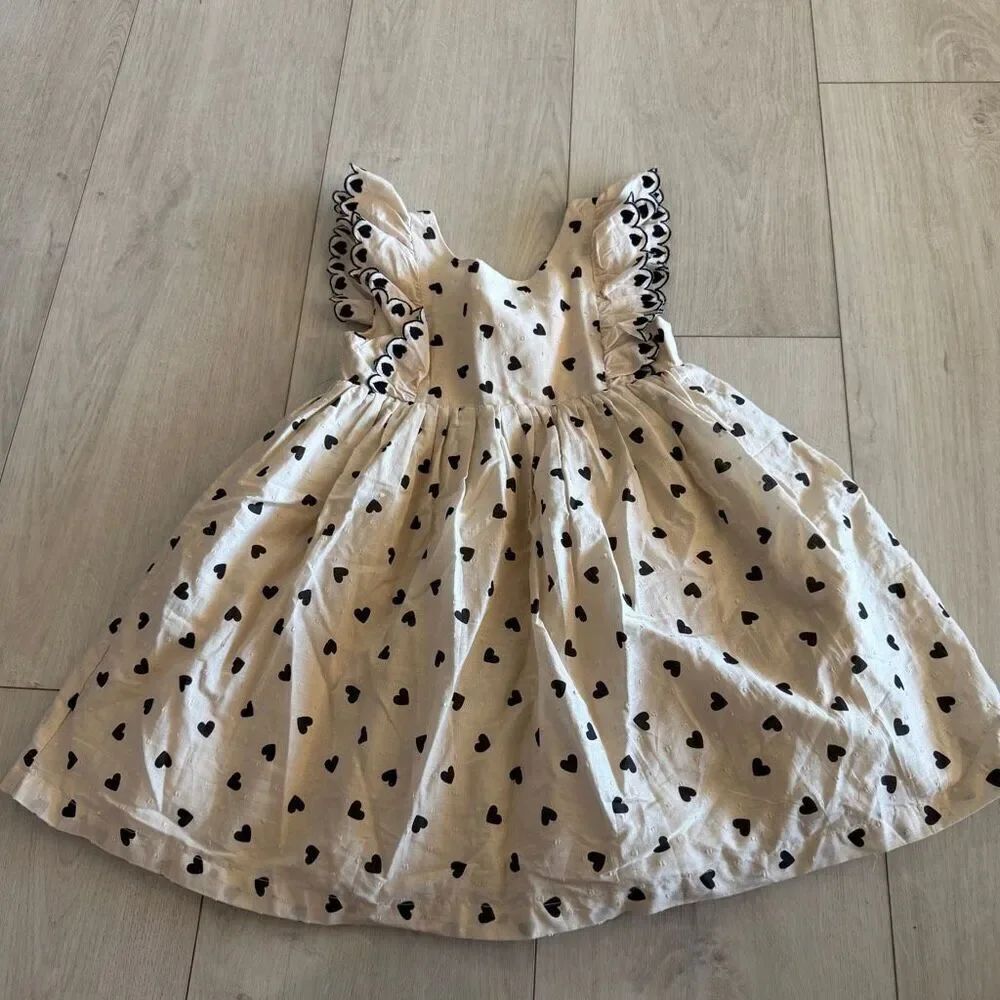 ISAAC MIZRAHI NEW YORK Toddler Girls Flutter Sleeve Dress size 5